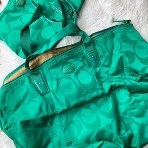 Large Reusable Coach Tote